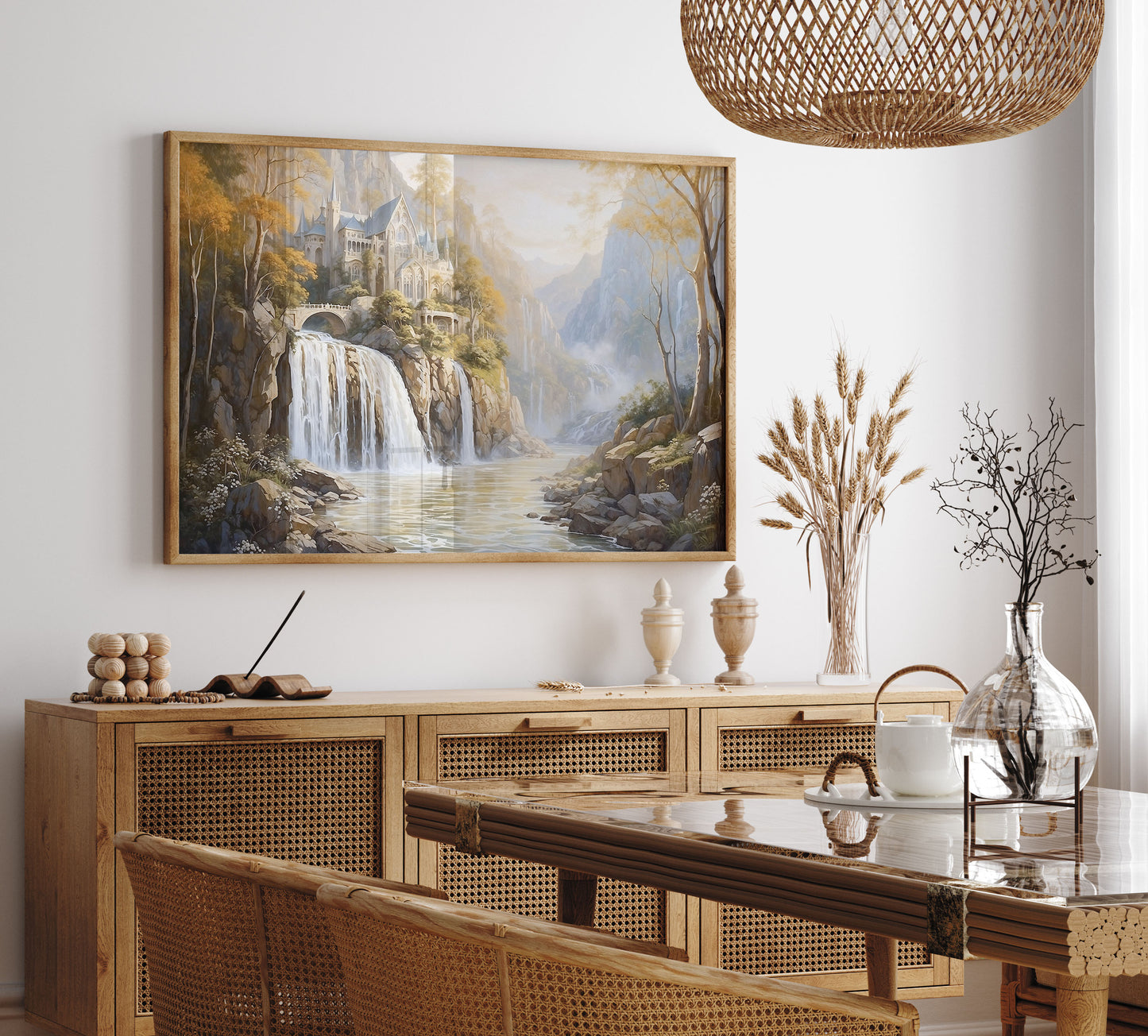 Sagan om Ringen inspirerad poster, Rivendell.