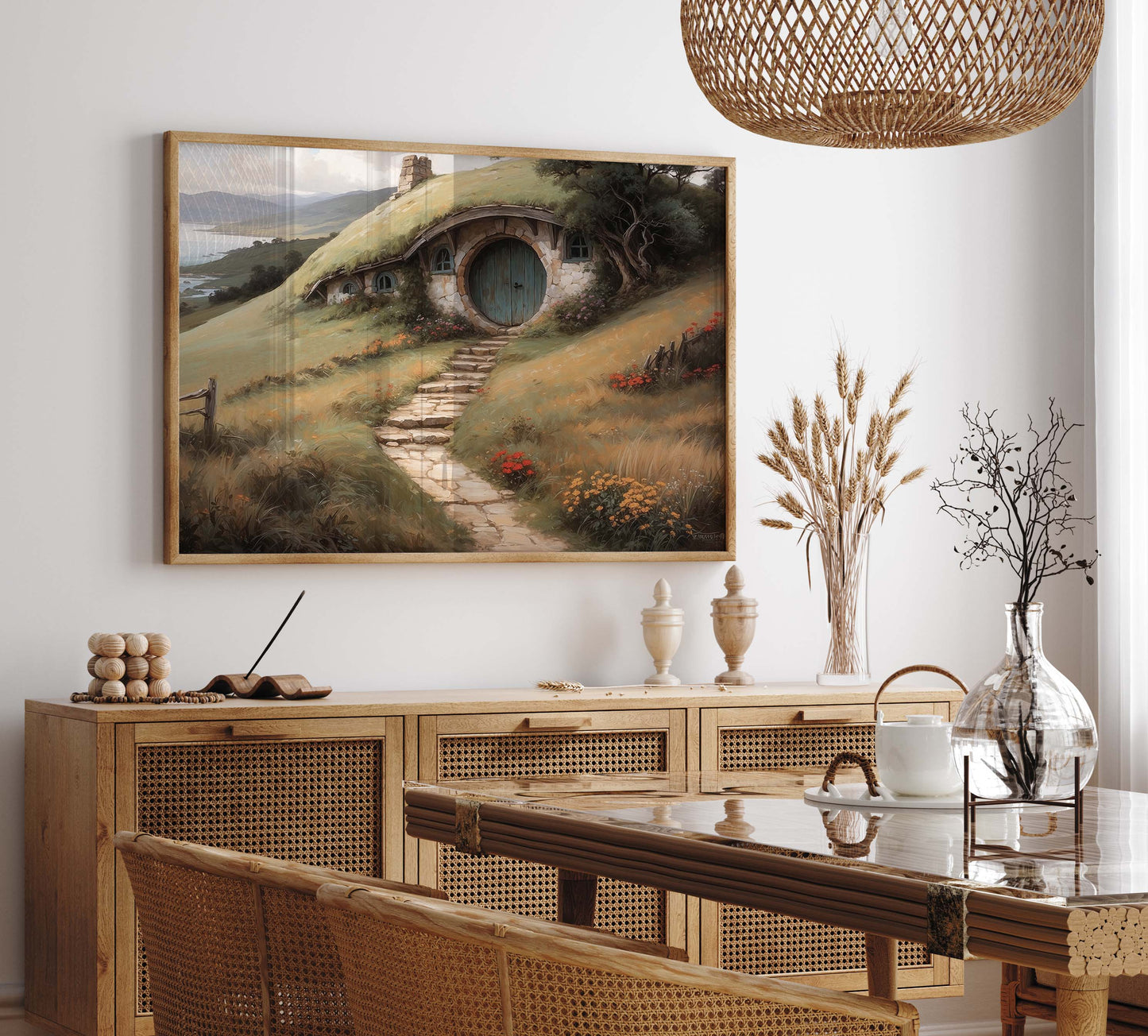 Sagan om Ringen inspirerad poster.