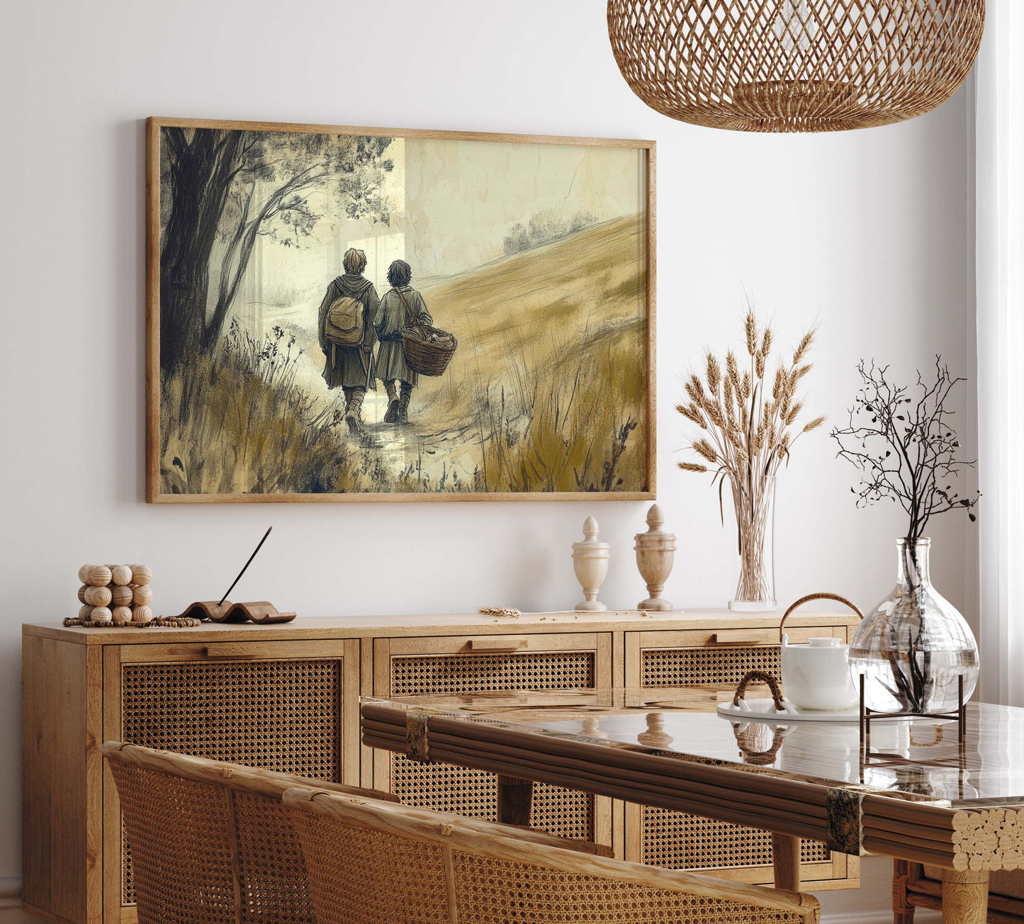 Unik Sagan om Ringen inspirerad Poster.
