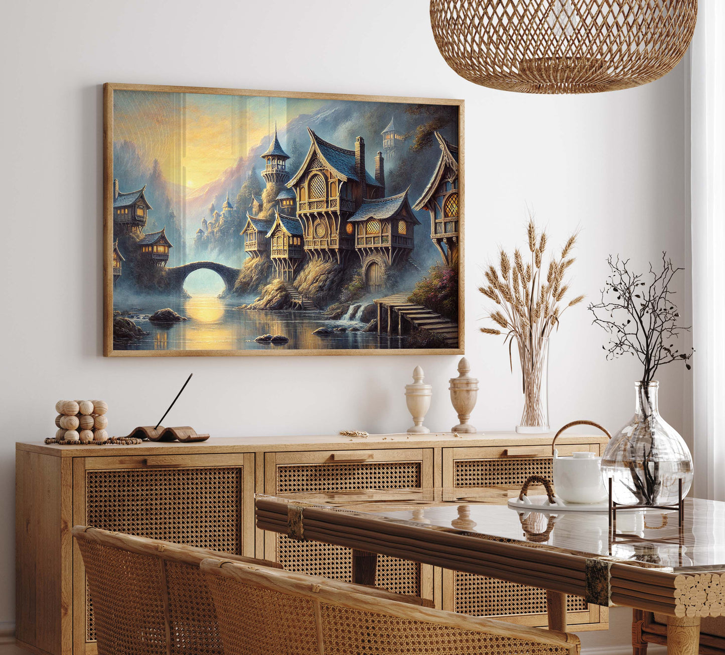 Sagan om Ringen inspirerad poster, Rivendell.
