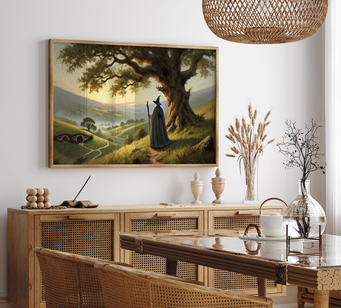 Sagan om Ringen inspirerad poster.