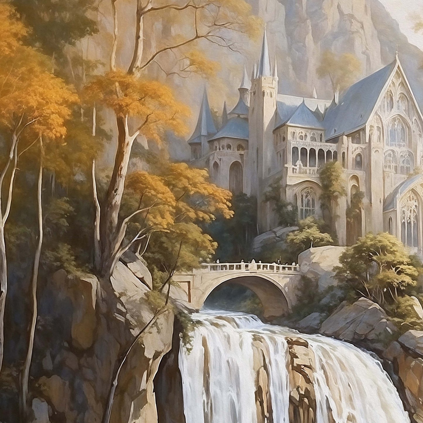 Sagan om Ringen inspirerad poster, Rivendell.