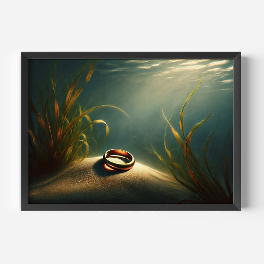 Unik Sagan om Ringen inspirerad Poster, the One Ring.