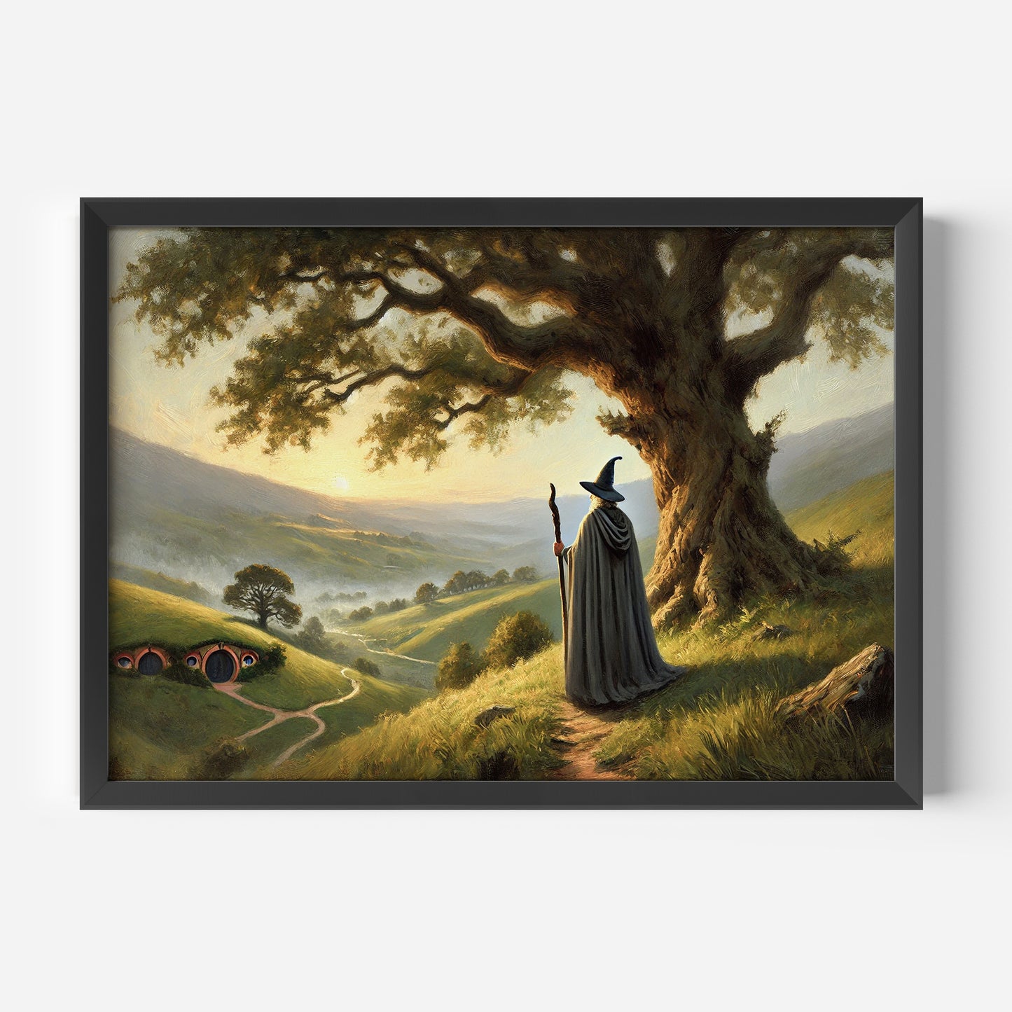 Sagan om Ringen inspirerad poster.