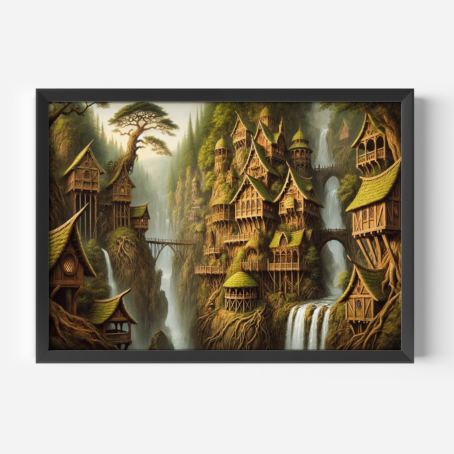 Sagan om Ringen inspirerad poster, Rivendell.