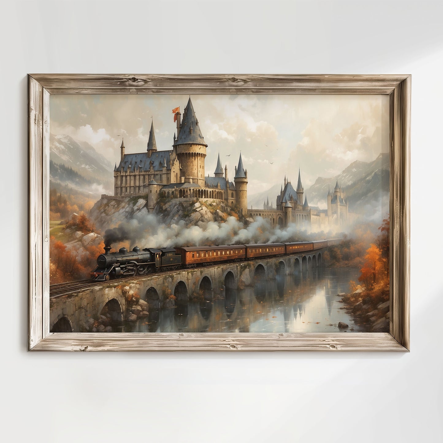 Fantasy Poster. Wizard School.