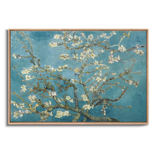 Exklusiv inramad canvastavla i stort format. Almond blossom av Vincent van Gogh.