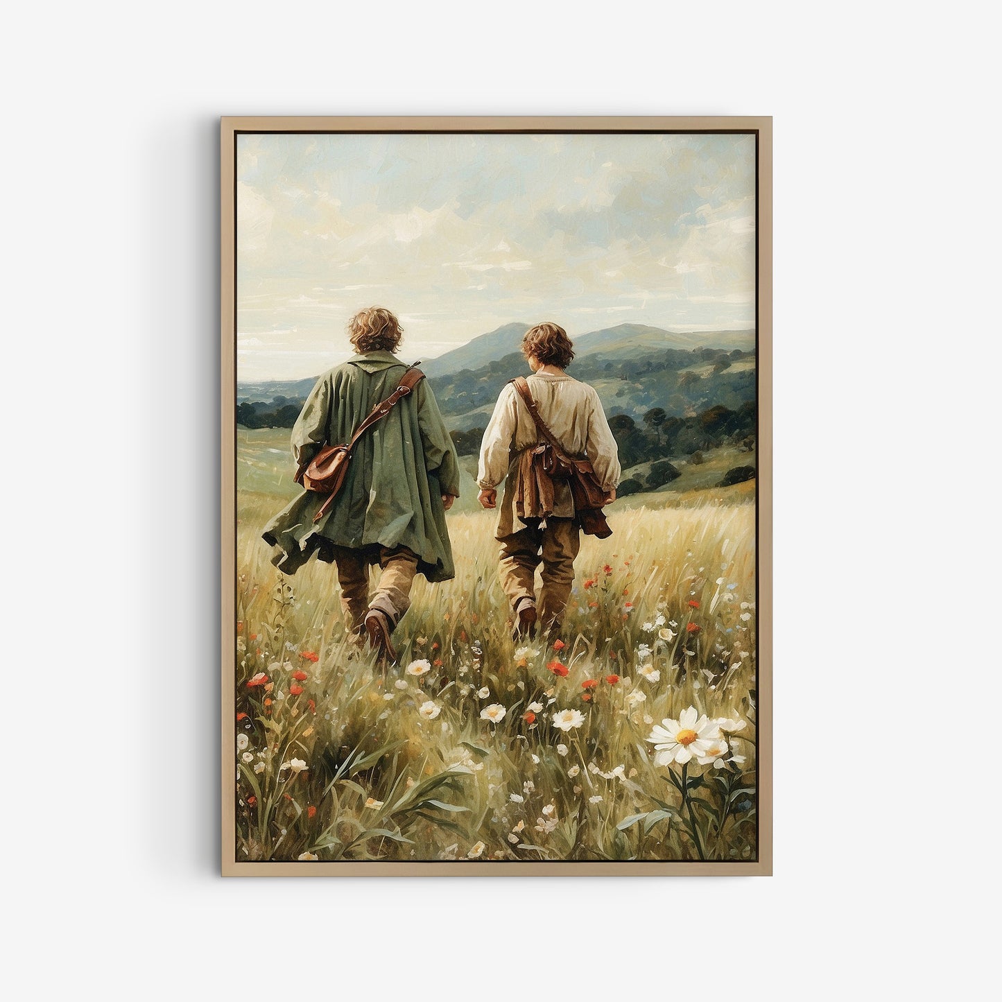 Unik Sagan om Ringen inspirerad Poster.