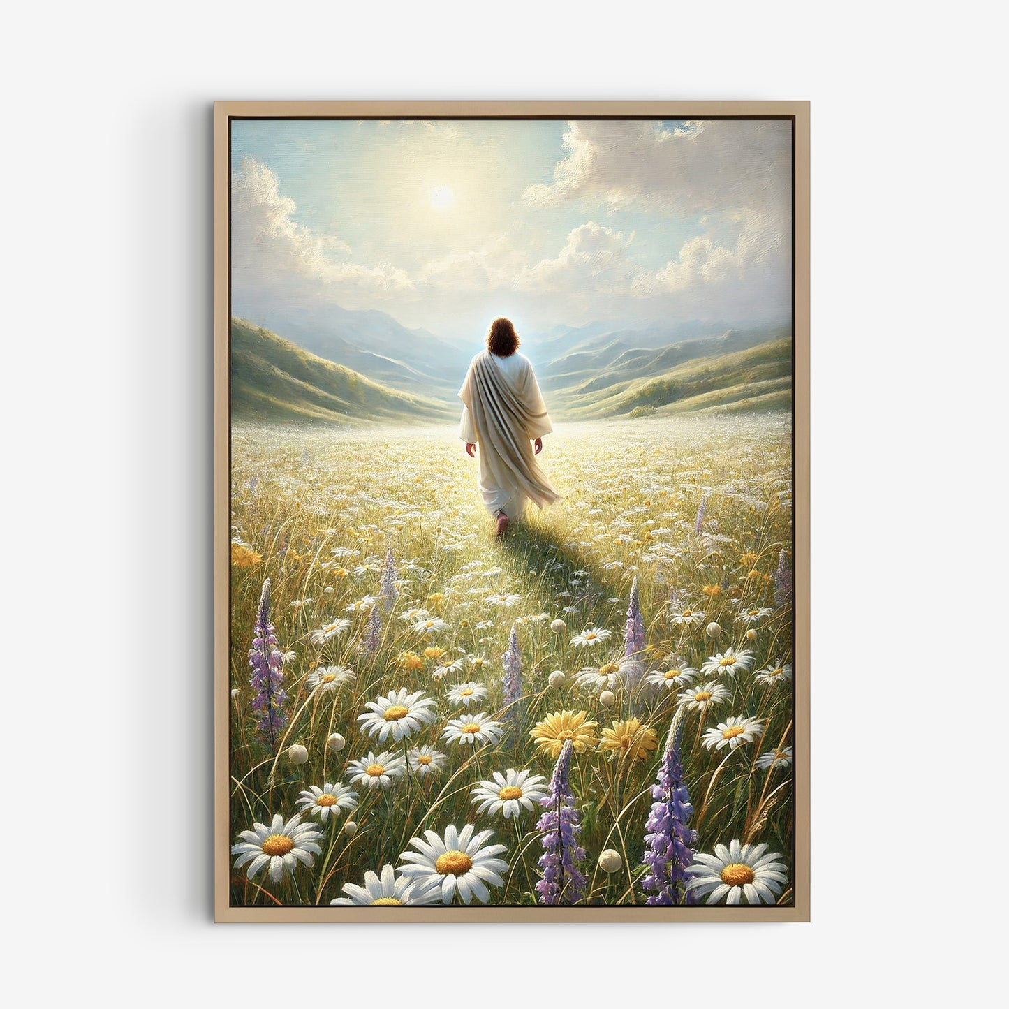 Jesus går mot ljuset Poster.