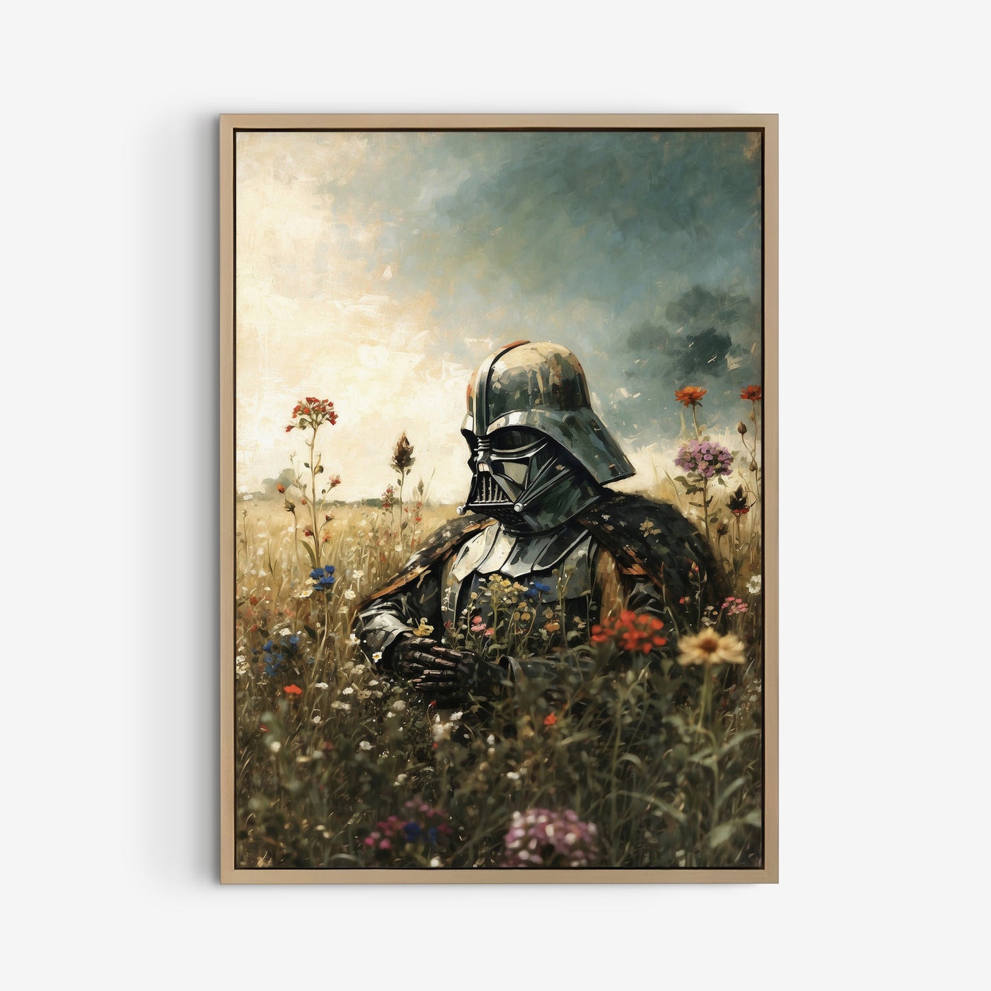 Stjärnornas krig inspirerad poster.