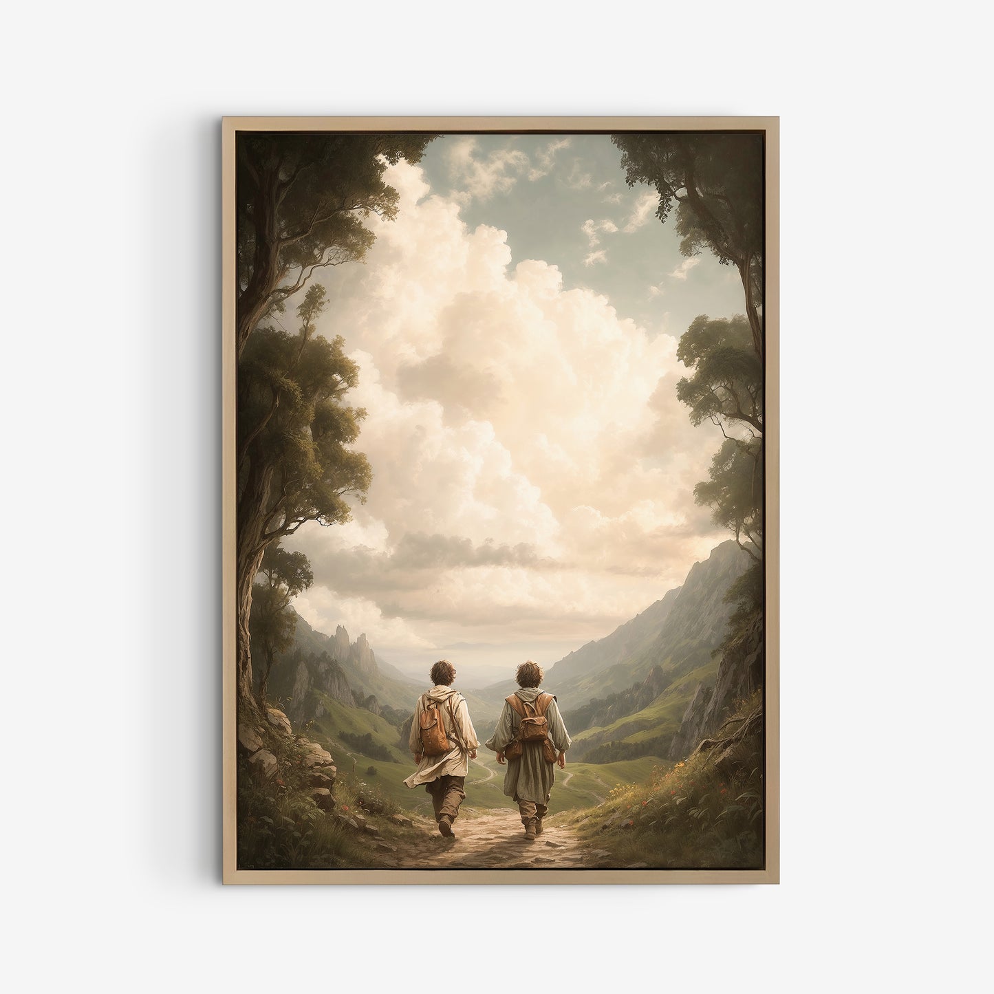 Unik Sagan om Ringen inspirerad Poster.