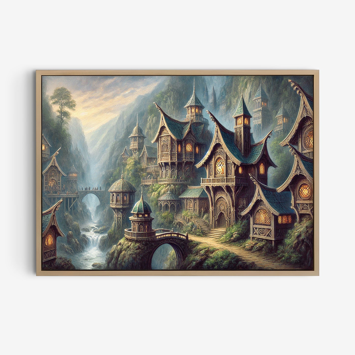 Sagan om Ringen inspirerad poster, Rivendell.