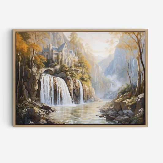 Sagan om Ringen inspirerad poster, Rivendell.