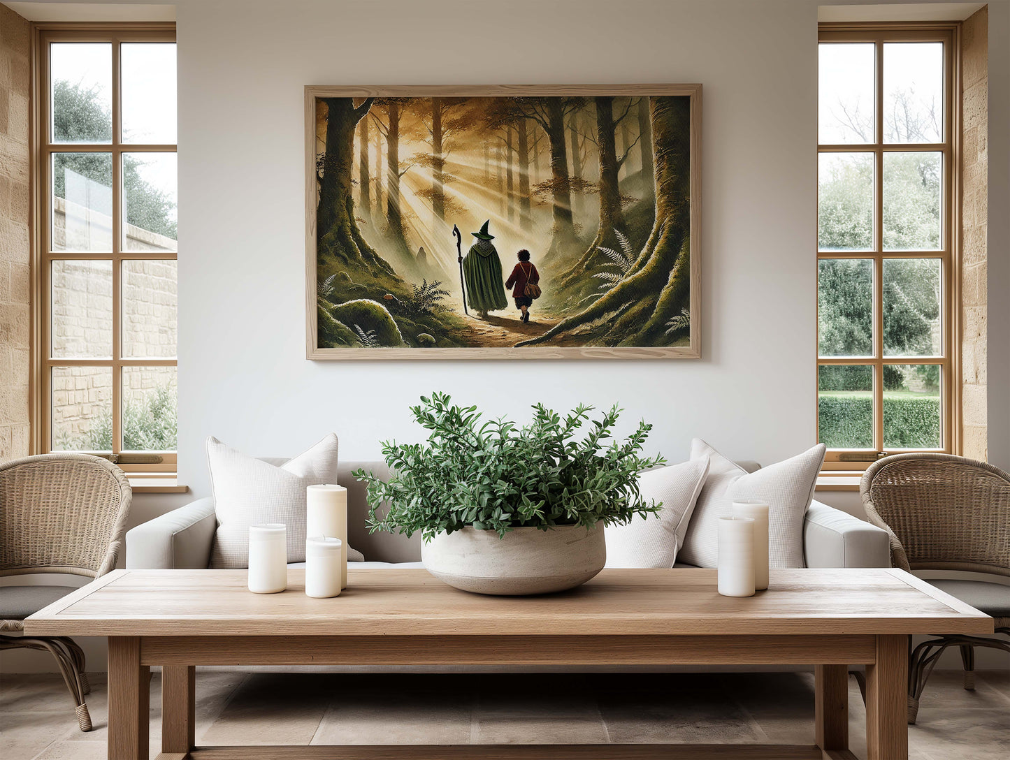 Unik Sagan om Ringen inspirerad Poster.