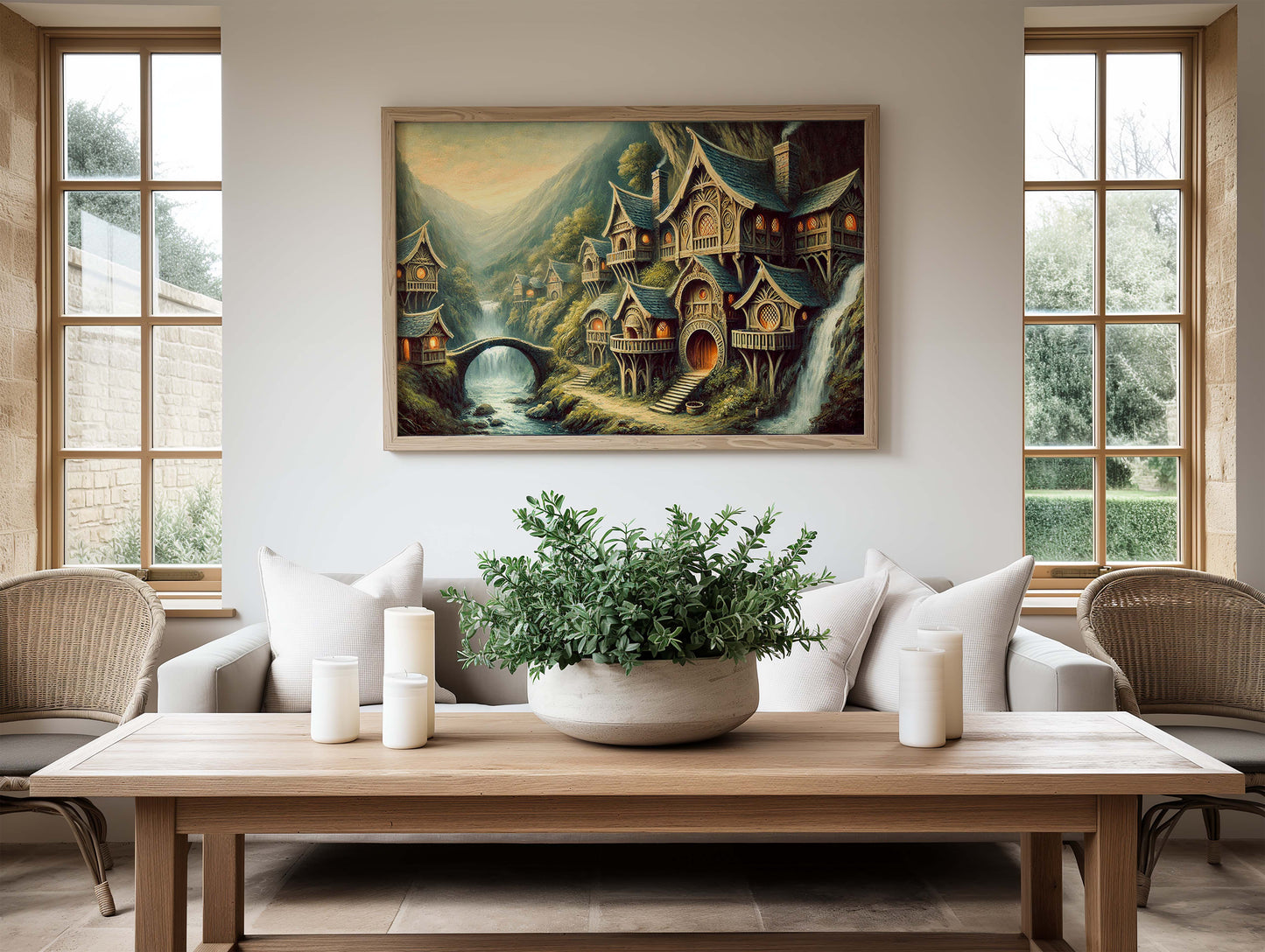 Sagan om Ringen inspirerad poster, Rivendell.