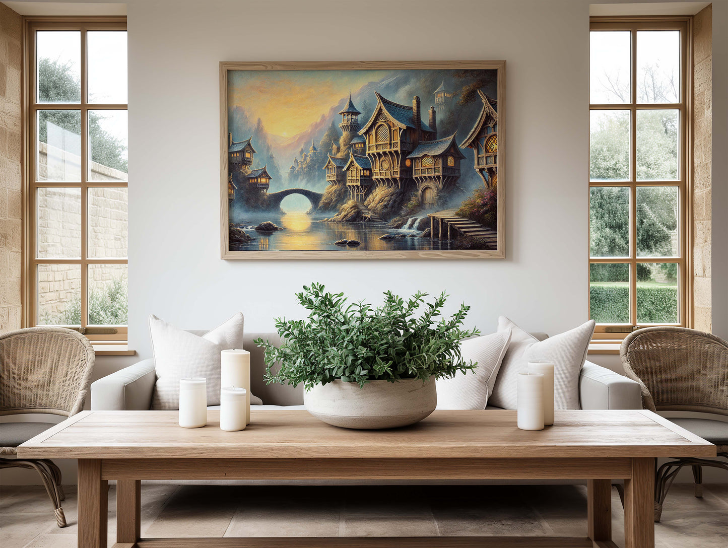 Sagan om Ringen inspirerad poster, Rivendell.