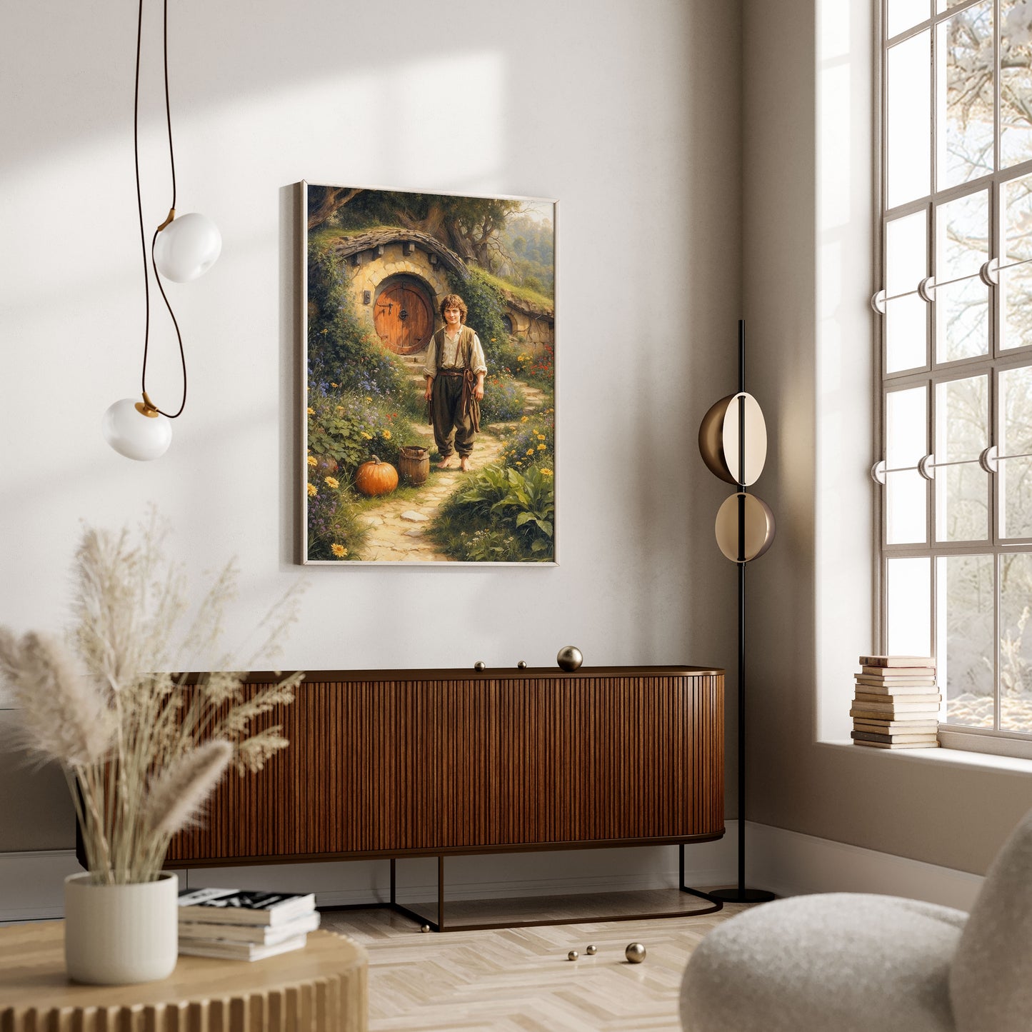Sagan om Ringen inspirerad poster.