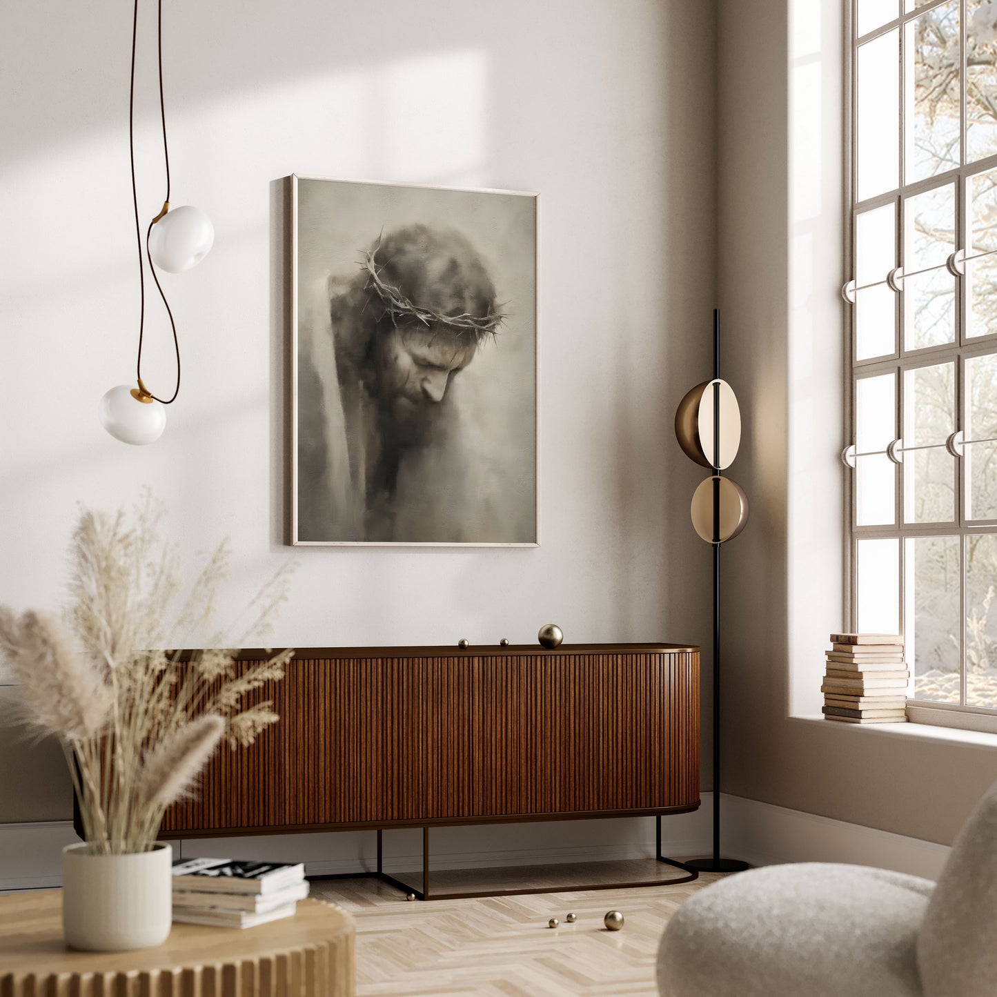 Jesus med törnekrona, Poster