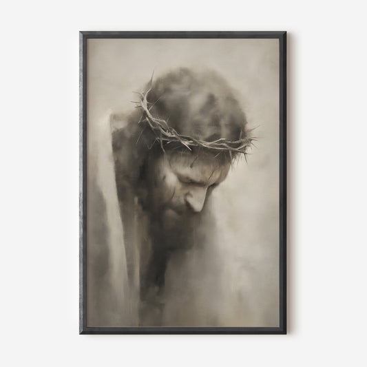 Jesus med törnekrona, Poster