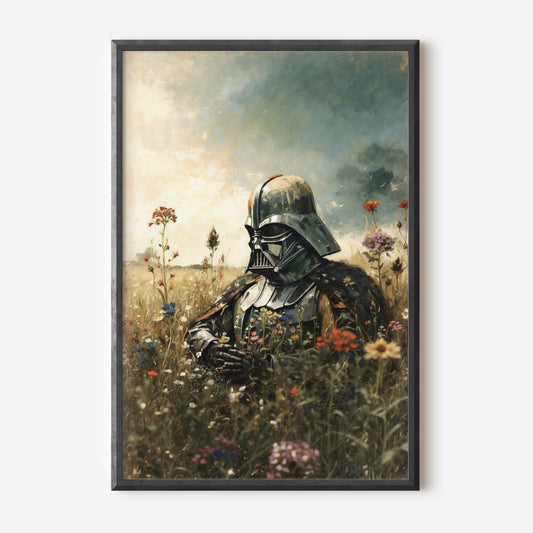 Stjärnornas krig inspirerad poster.