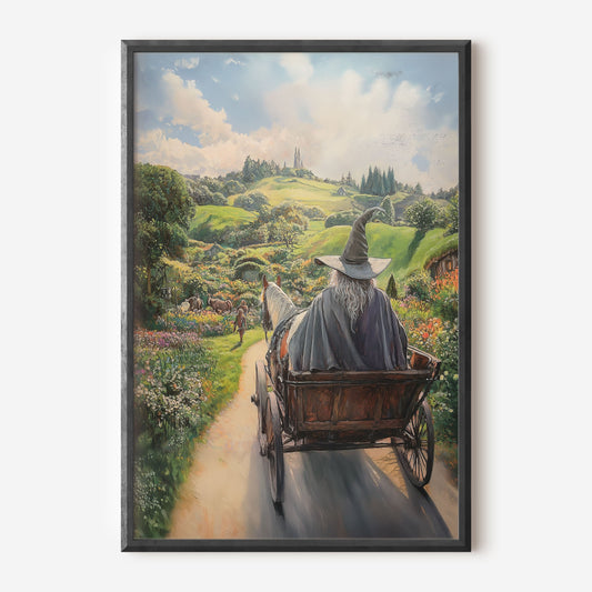 Sagan om Ringen inspirerad poster.