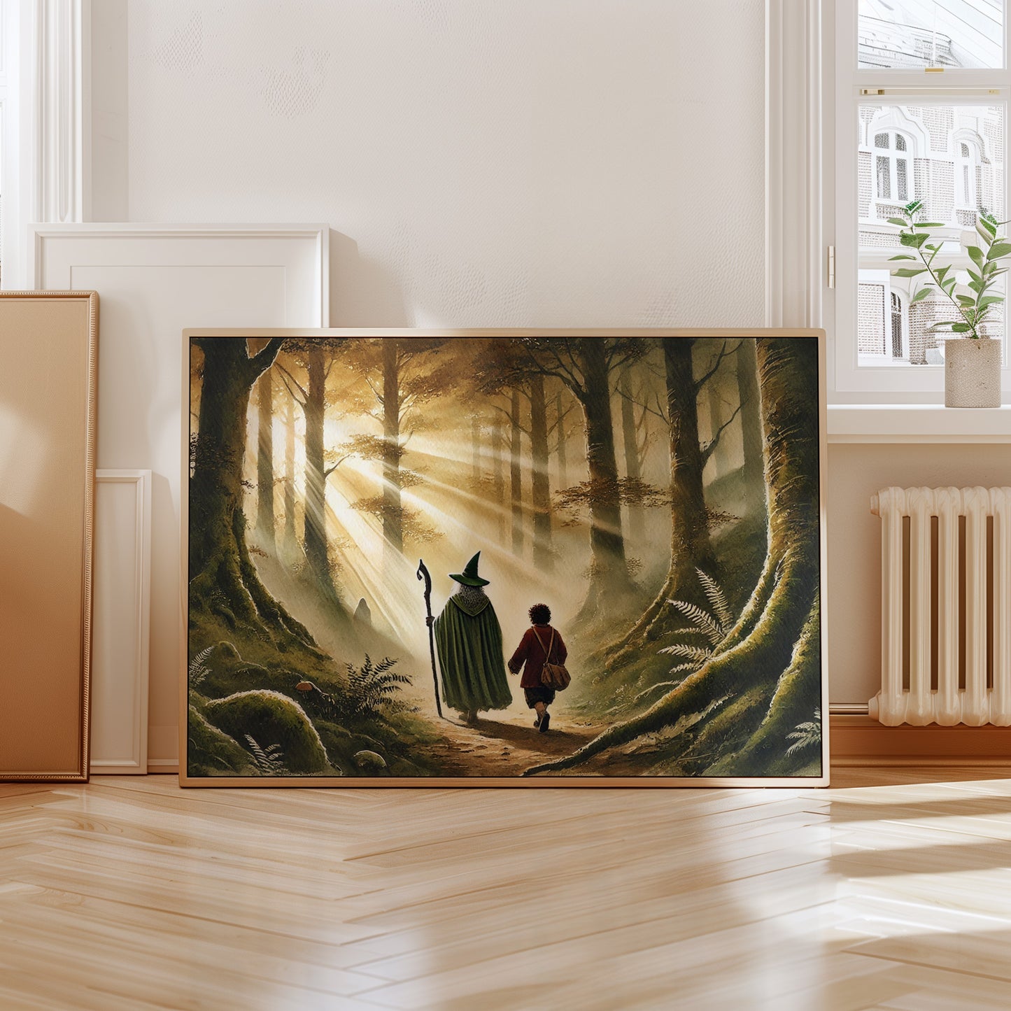 Unik Sagan om Ringen inspirerad Poster.