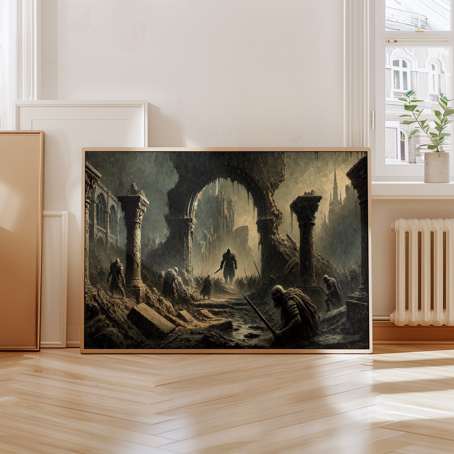 Unik Sagan om Ringen inspirerad Poster. Orcher i Mordor.
