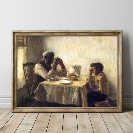The Thankful Poor av Henry Ossawa Tanner.