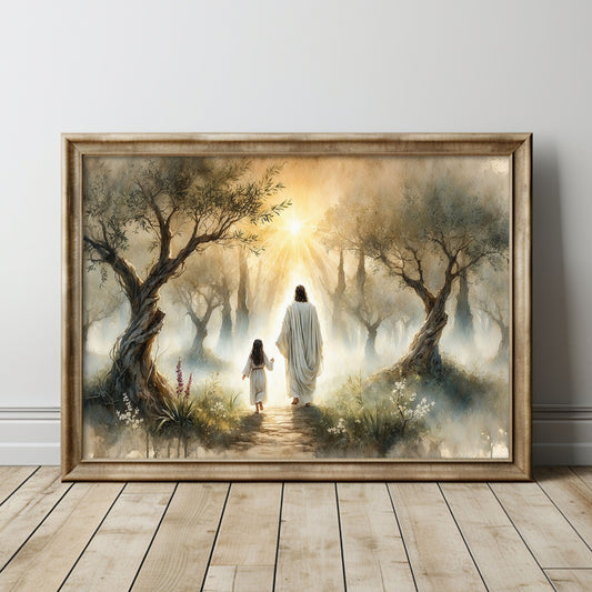 Jesus visar vägen Poster.