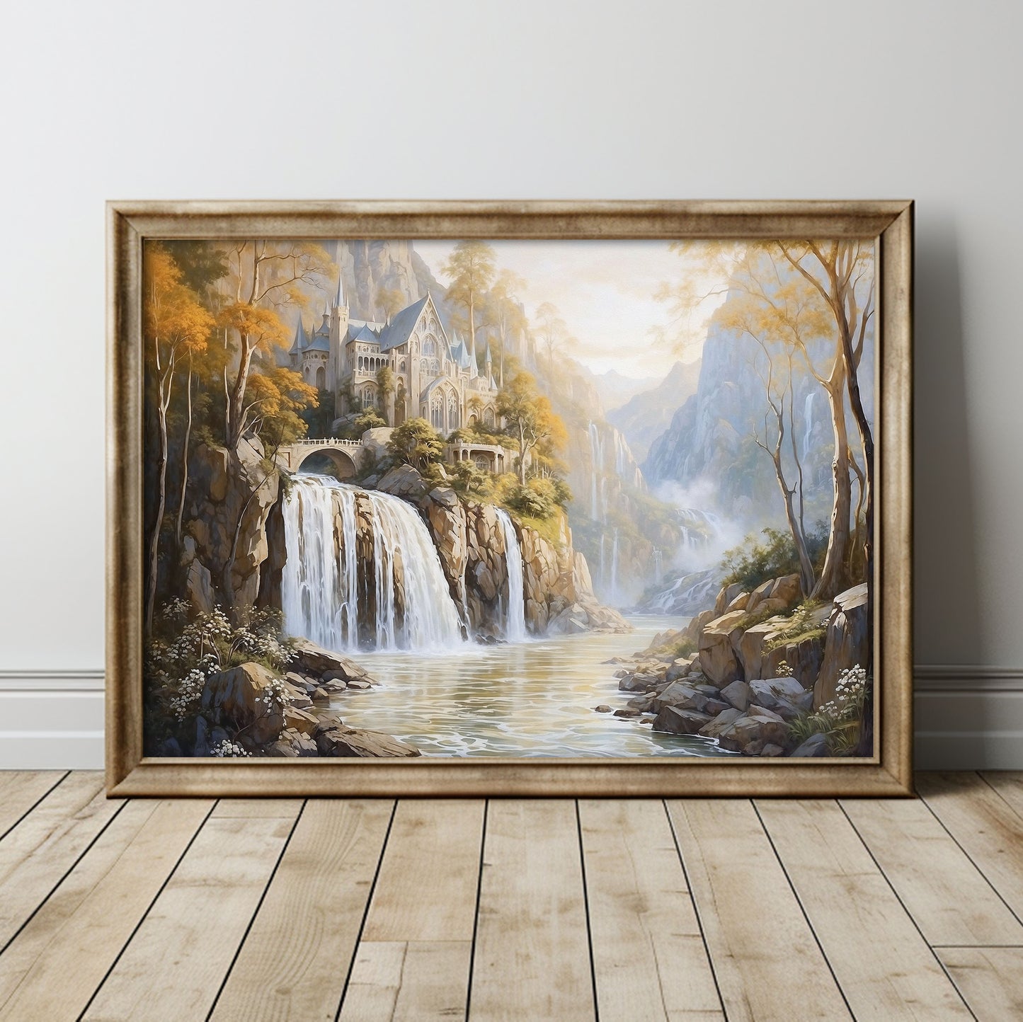 Sagan om Ringen inspirerad poster, Rivendell.