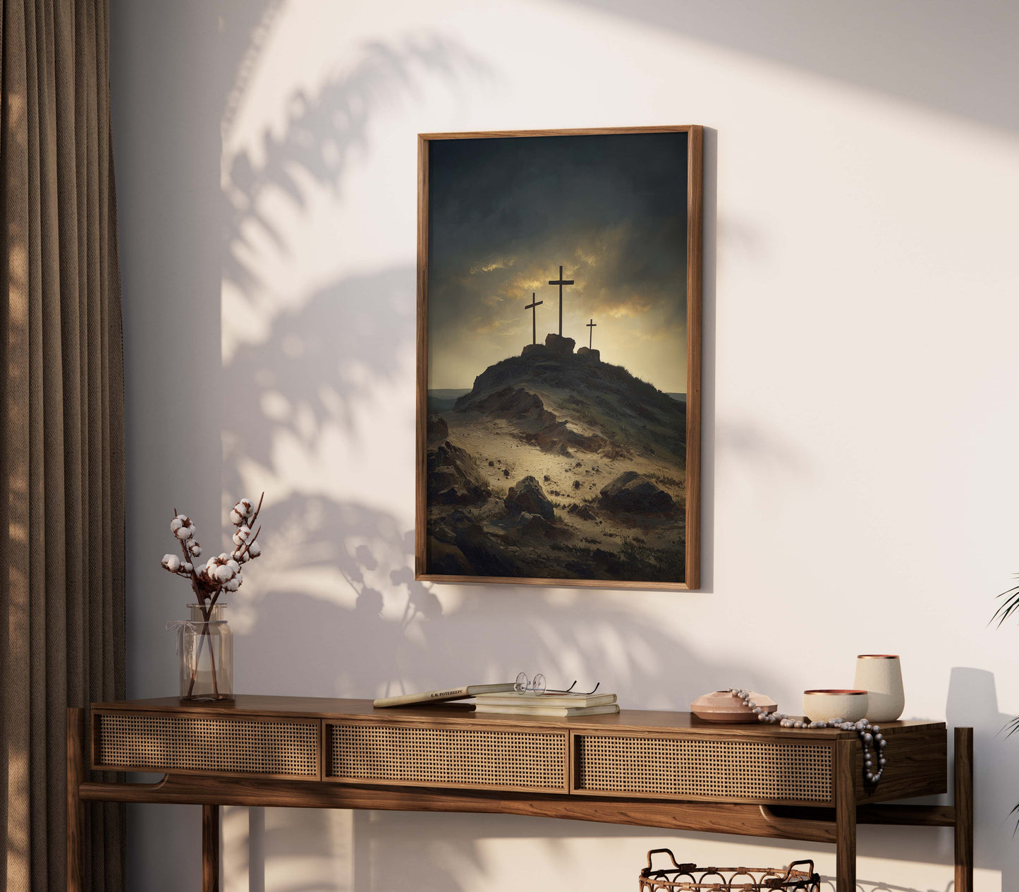 Tre Kors på Golgata Poster.