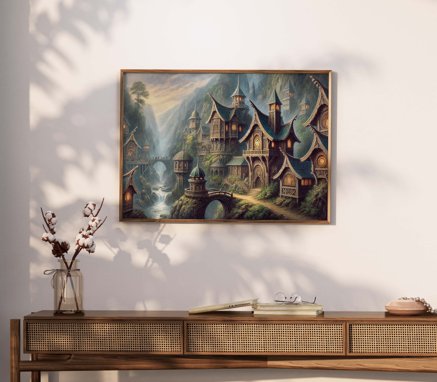 Sagan om Ringen inspirerad poster, Rivendell.