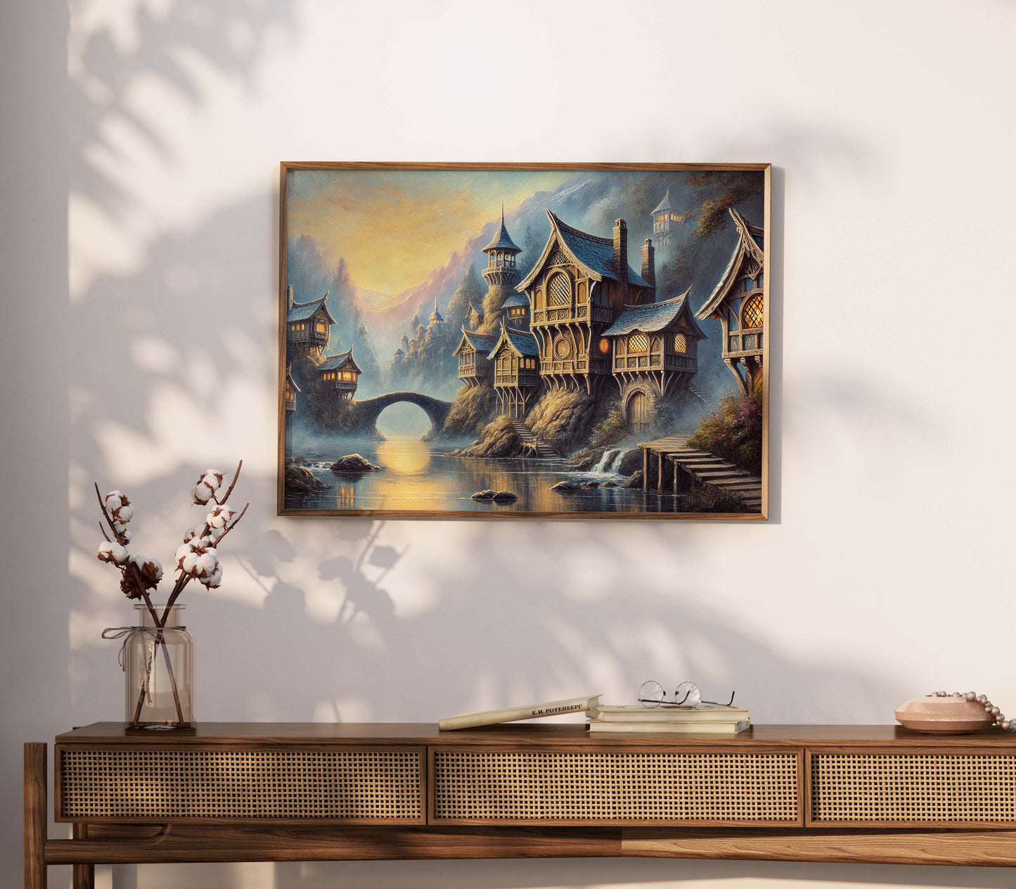 Sagan om Ringen inspirerad poster, Rivendell.