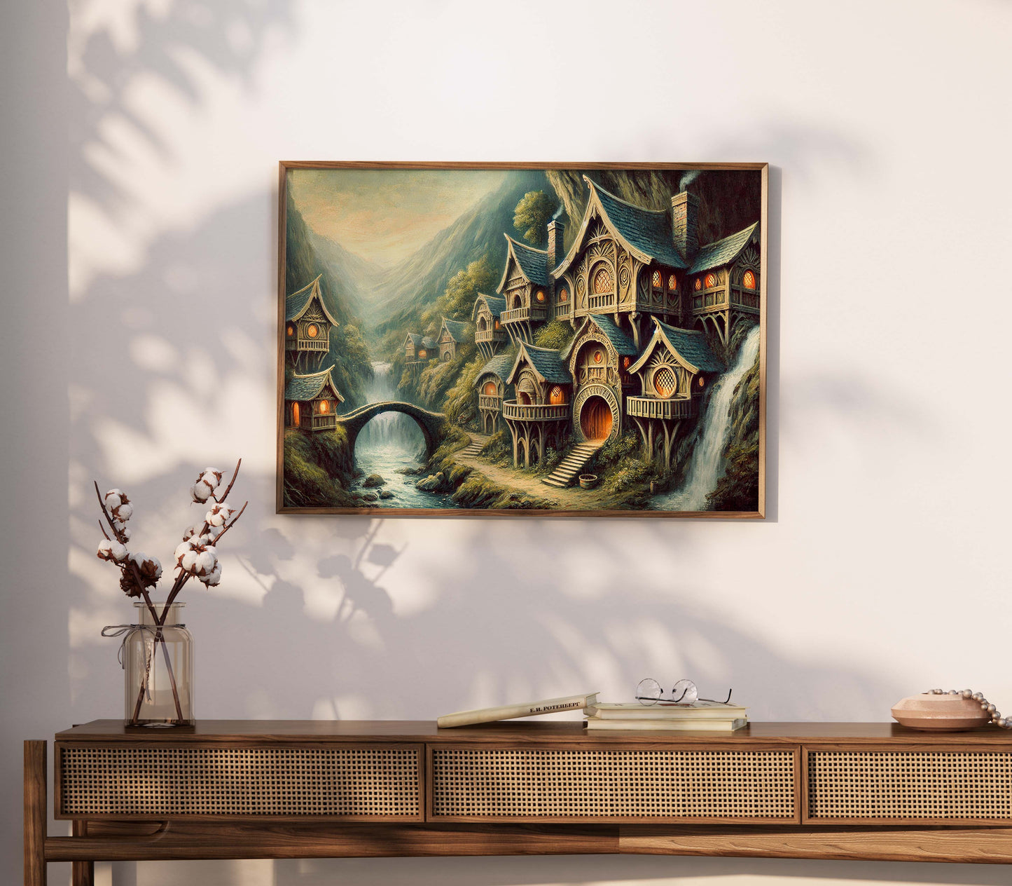 Sagan om Ringen inspirerad poster, Rivendell.