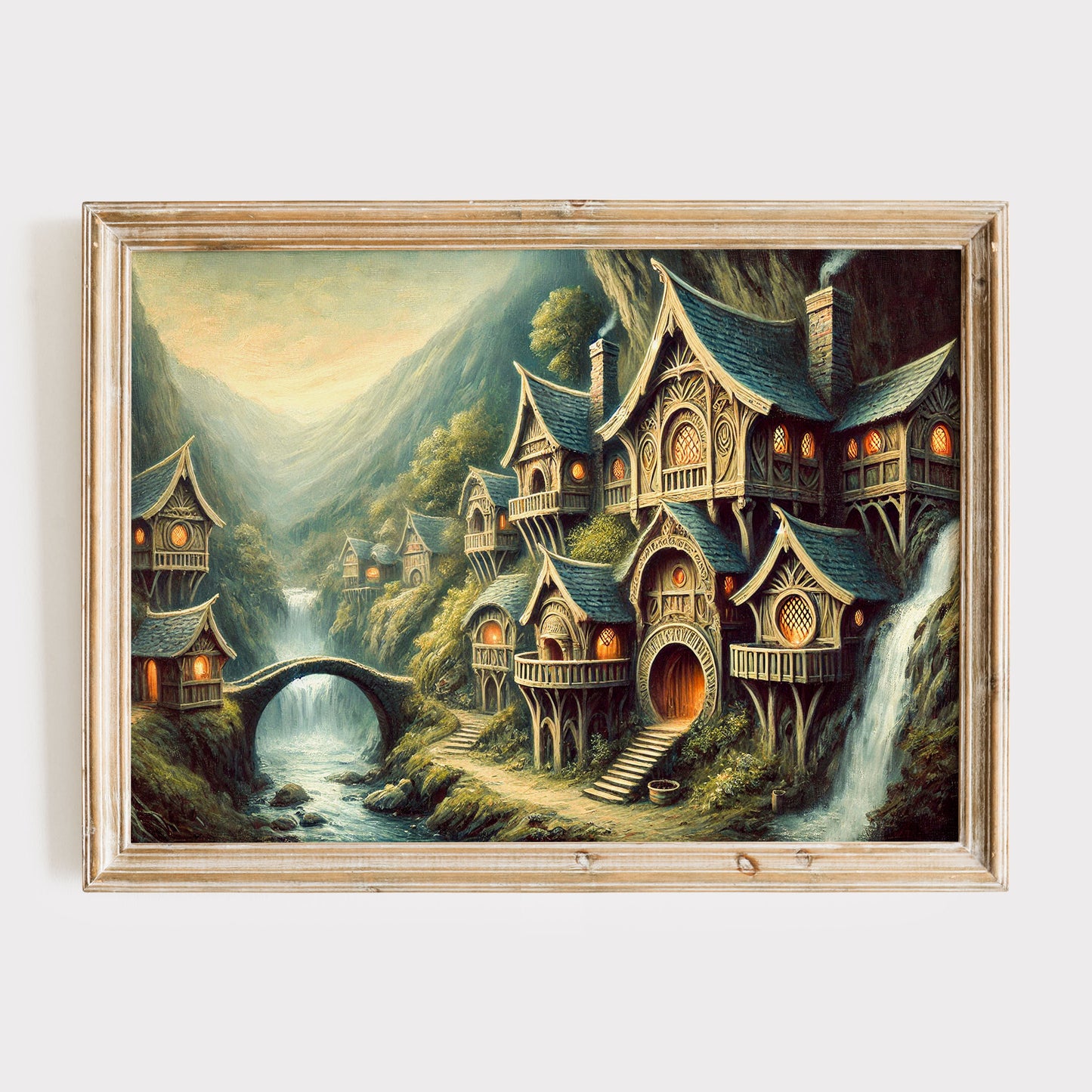 Sagan om Ringen inspirerad poster, Rivendell.