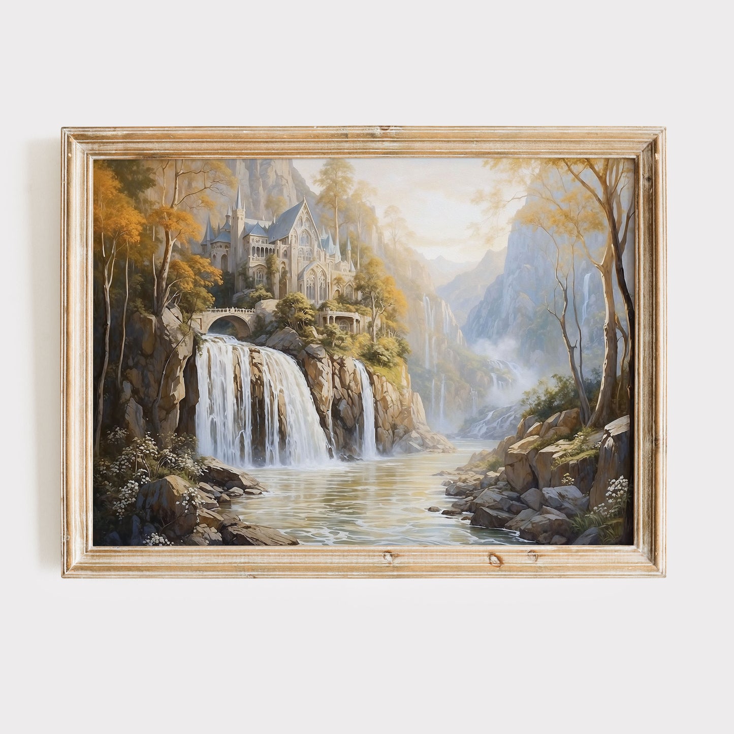 Sagan om Ringen inspirerad poster, Rivendell.