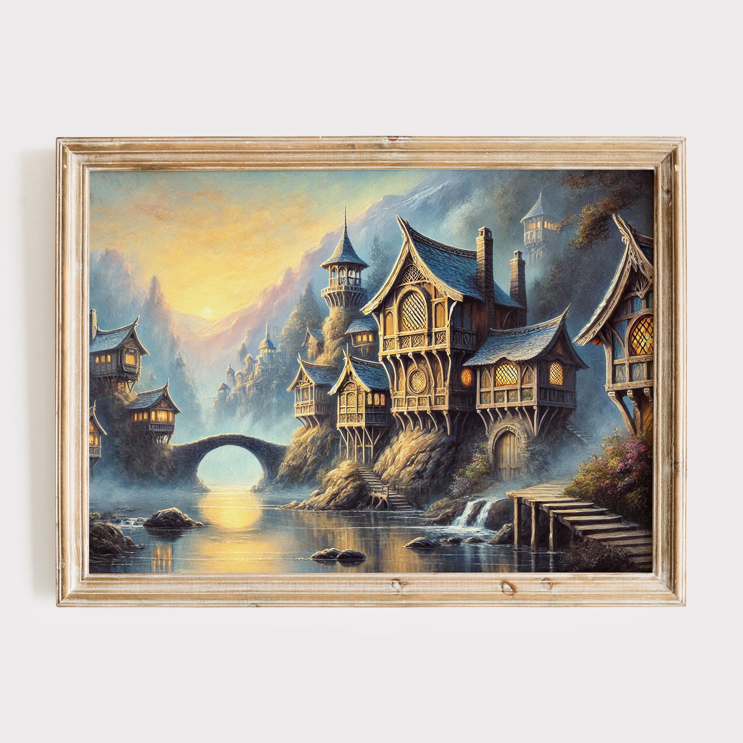 Sagan om Ringen inspirerad poster, Rivendell.