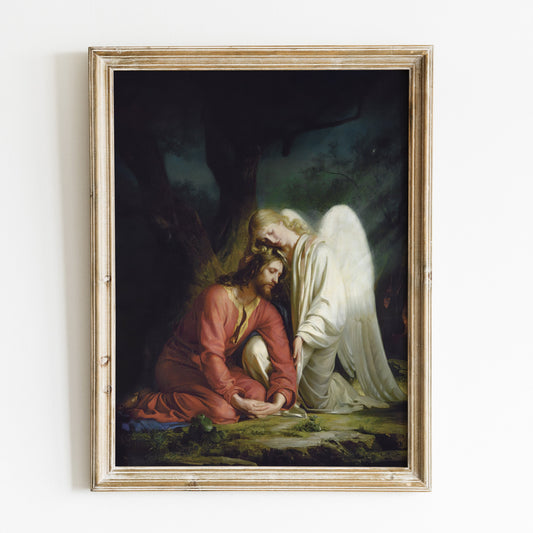 Kristen konst, Jesus agony in the Garden.