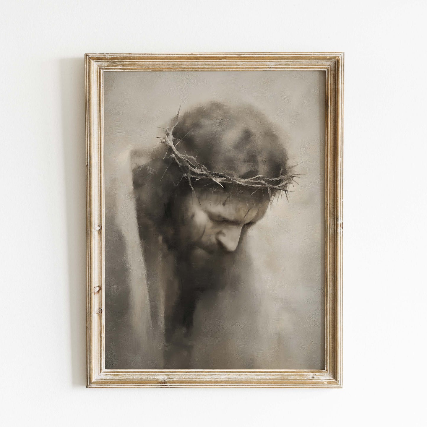 Jesus med törnekrona, Poster