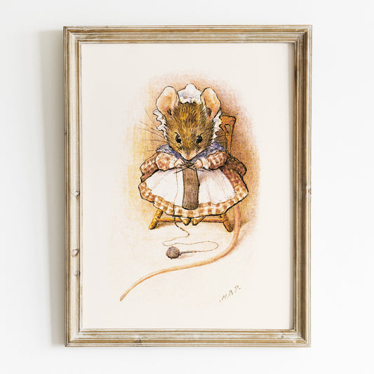 Retro Original Beatrix Potter illustration.