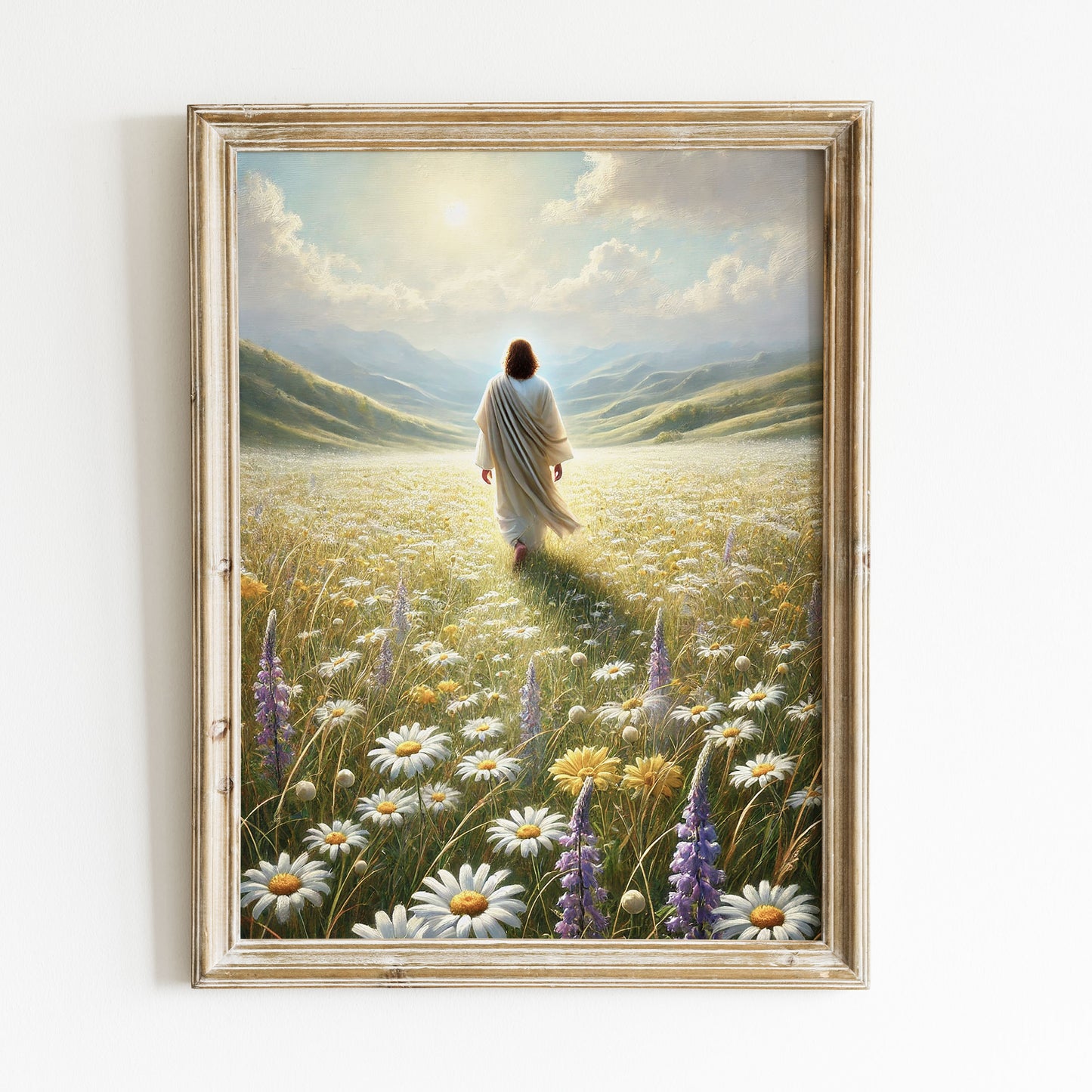 Jesus går mot ljuset Poster.