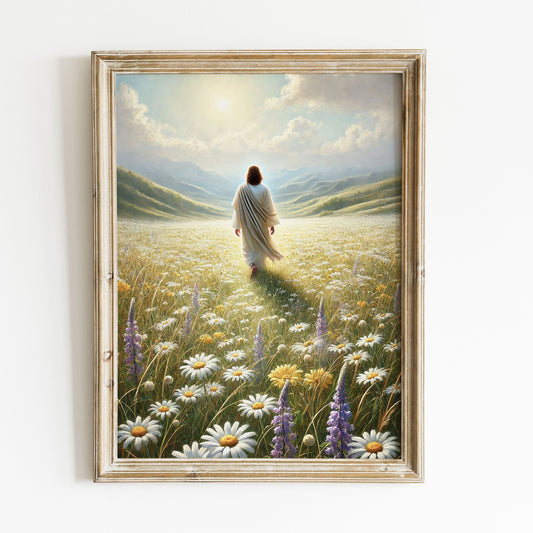 Jesus går mot ljuset Poster.