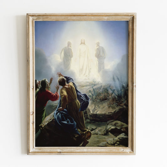 Jesus uppståndelse, oljemålning av Carl Bloch.