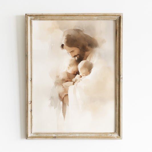 Jesus beskyddaren, "Christ Embrace" Poster.
