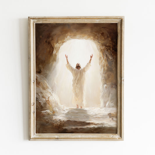 Jesus uppståndelse poster.
