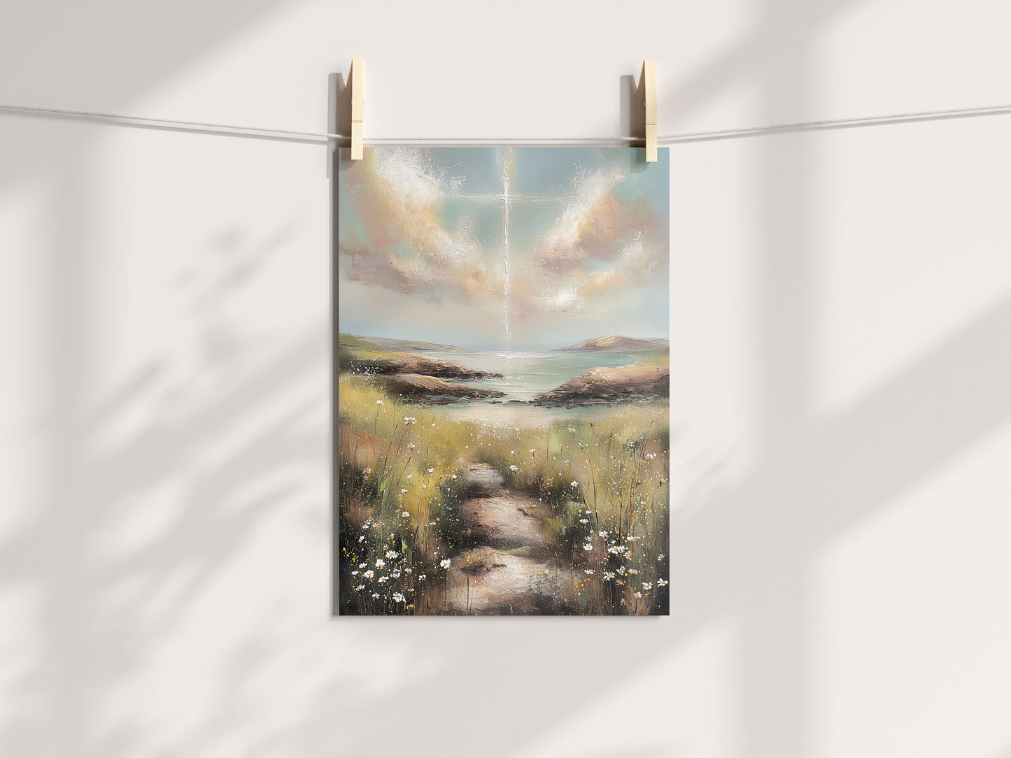 Det Heliga Korset i Skyn, Kristen Poster.