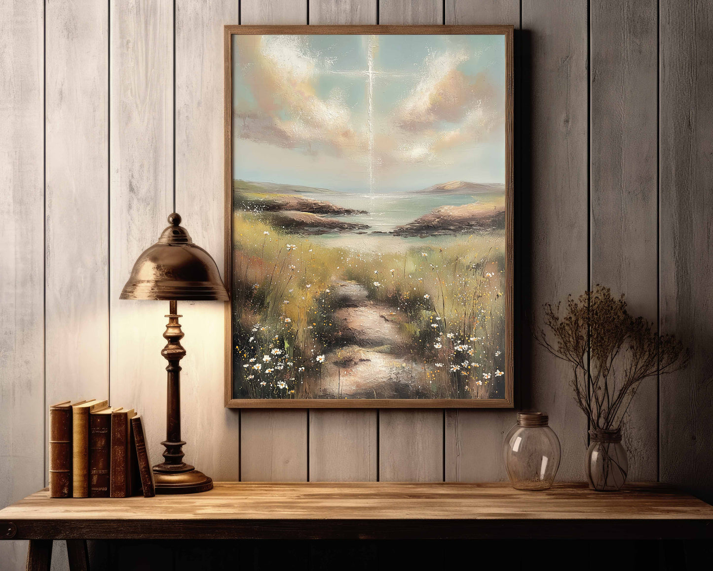 Det Heliga Korset i Skyn, Kristen Poster.