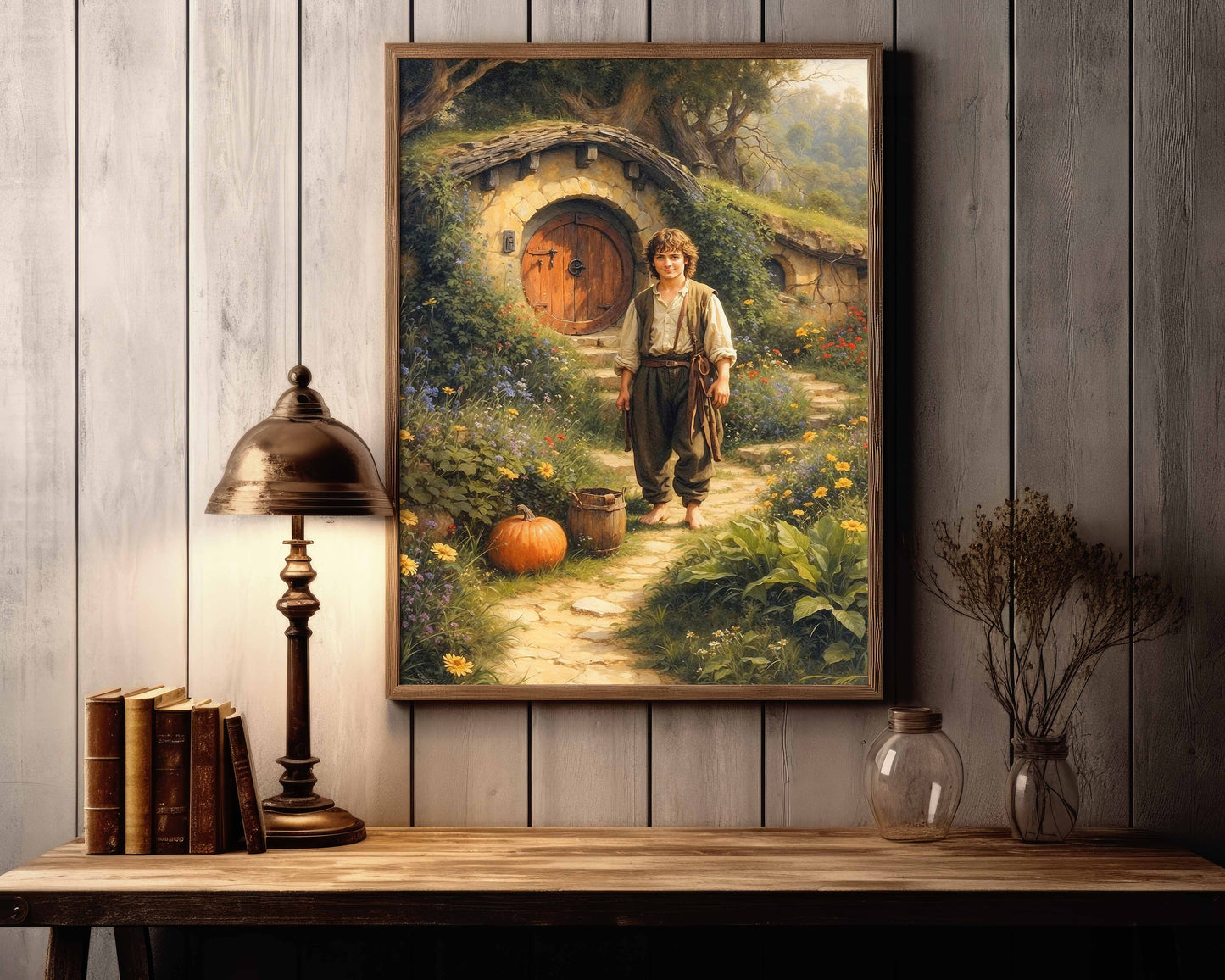 Sagan om Ringen inspirerad poster.