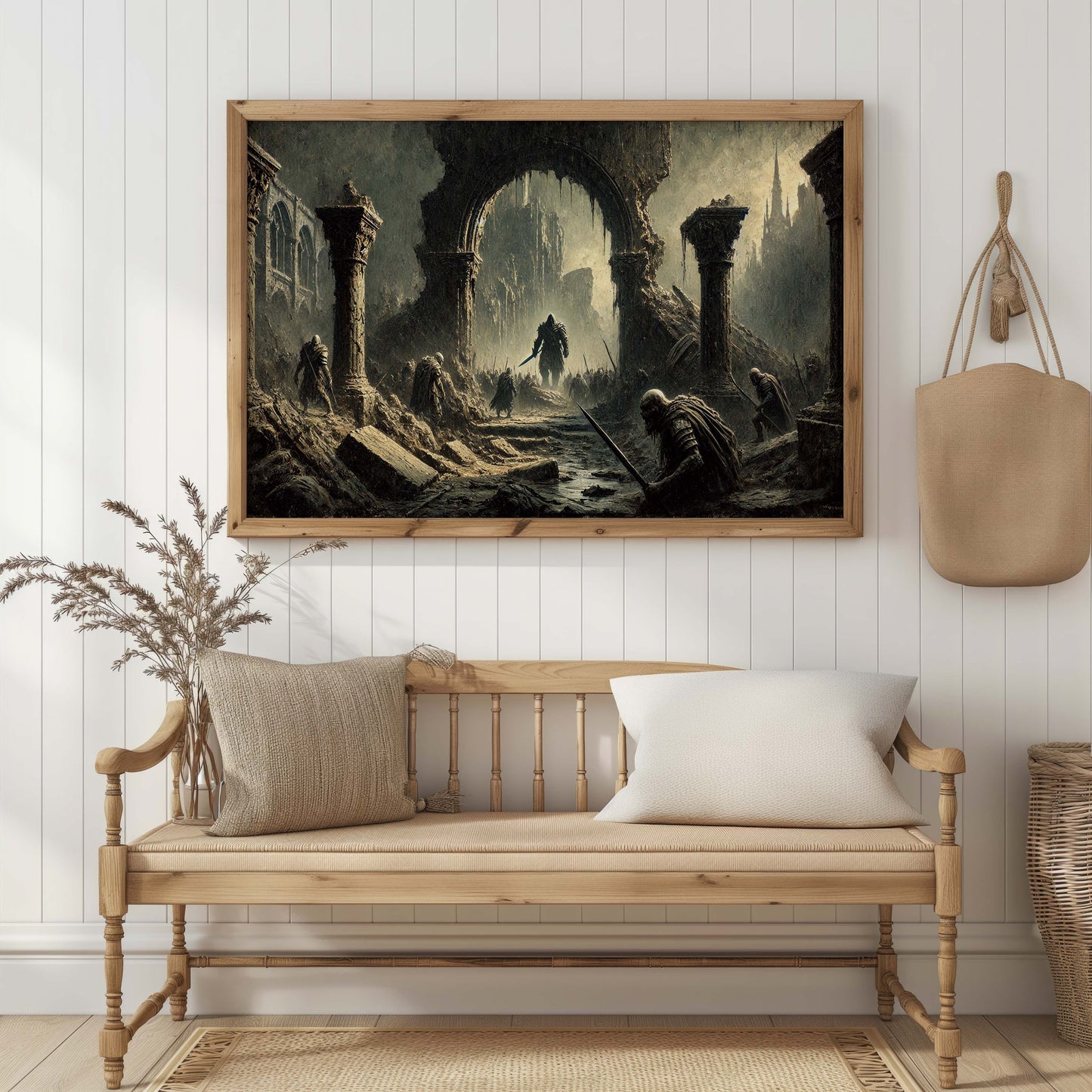 Unik Sagan om Ringen inspirerad Poster. Orcher i Mordor.