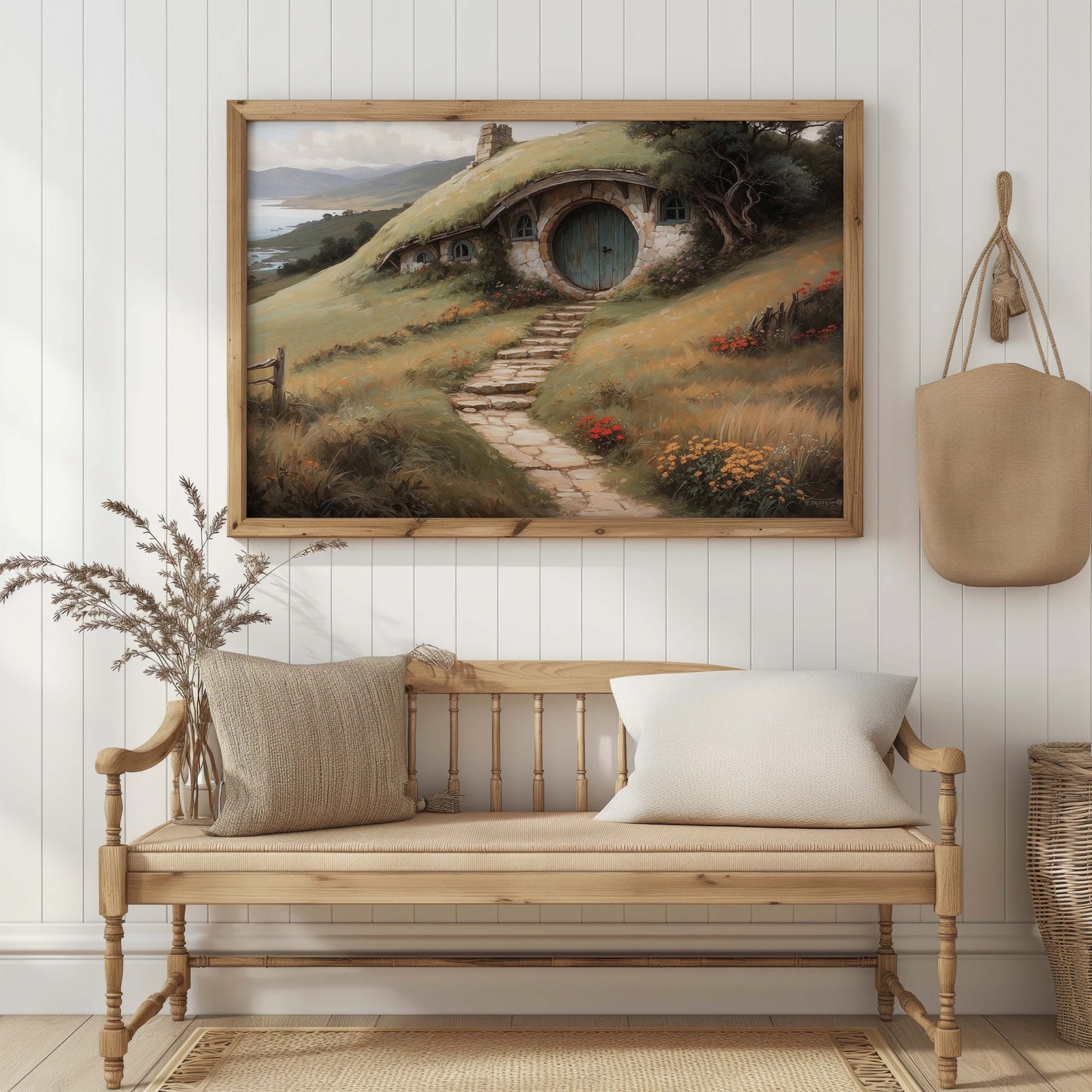 Sagan om Ringen inspirerad poster.